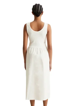 Damen Trägerkleid mit Baumwoll-Popelinerock