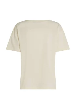 Damen T-Shirt aus Bio-Baumwolle SLUB CROP V-NK
