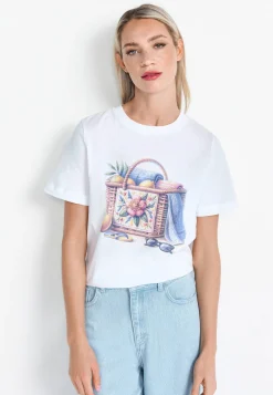 Damen T-Shirt aus Bio-Baumwolle BEACH BASKET