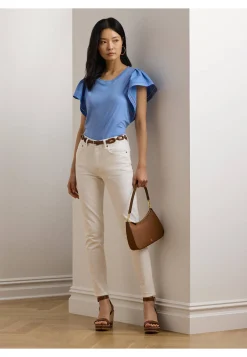 Damen T-Shirt aus Popeline