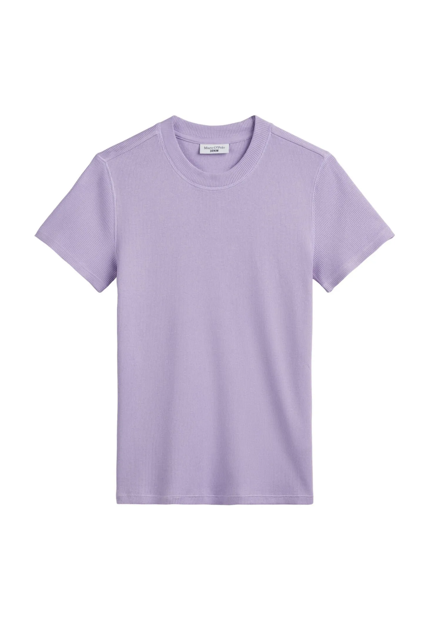Damen T-Shirt aus Rippjersey Slim Fit