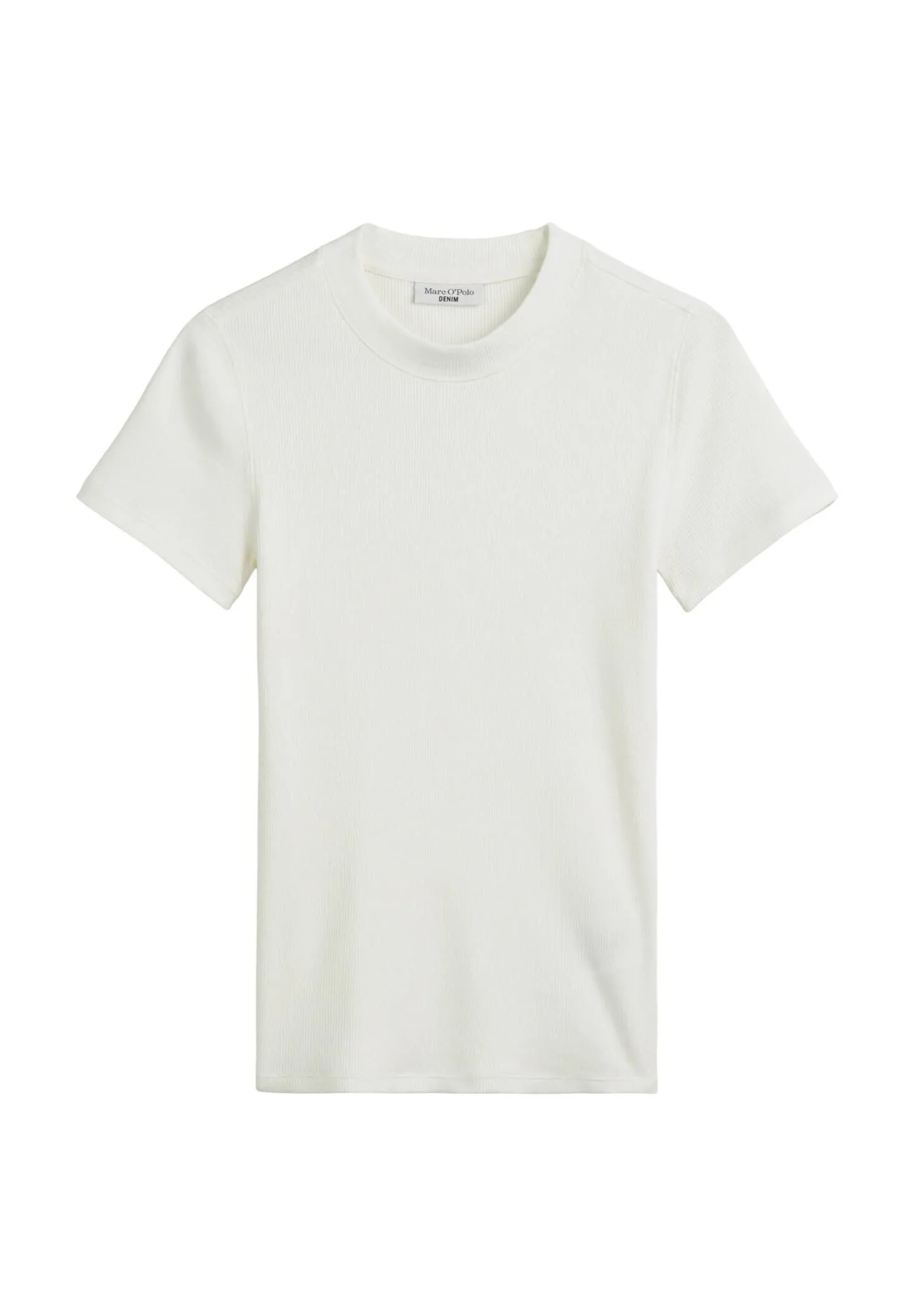 Damen T-Shirt aus Rippjersey Slim Fit