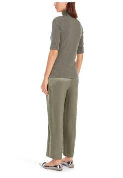 Damen T-Shirt aus schimmerndem Stoff