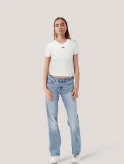 Damen T-Shirt BABY TEE_B Slim Fit