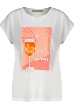 Damen T-Shirt COCKTAIL PRINT