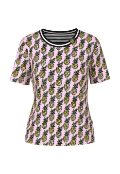 Damen T-Shirt mit Ananas-Print
