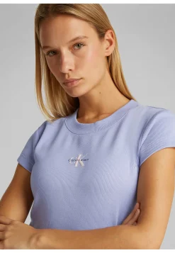 Damen T-Shirt mit Baumwolle Cropped Fit