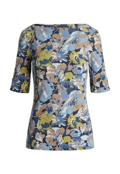 Damen T-Shirt mit Blumenmuster