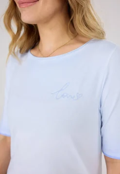 Damen T-Shirt mit gesticktem Love CANDICEEP