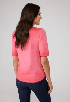 Damen T-Shirt mit gesticktem Love CANDICEEP