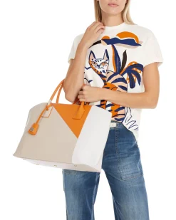 Damen T-Shirt mit Katzen-Dessin