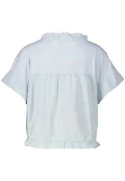 Damen T-Shirt mit Kordelzug und Tasche