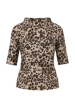 Damen T-Shirt mit Leo-Print