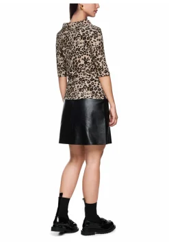 Damen T-Shirt mit Leo-Print