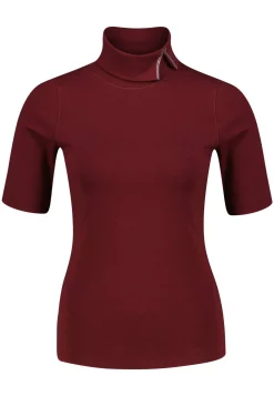Damen T-Shirt mit Rollkragen