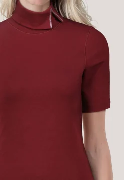 Damen T-Shirt mit Rollkragen