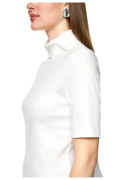 Damen T-Shirt mit Rollkragen