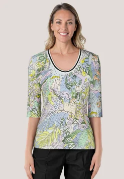 Damen T-Shirt mit Sushi-Print