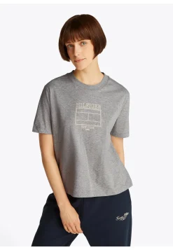 Damen T-Shirt MODRN OUTLINE FLAG C-NK TEE