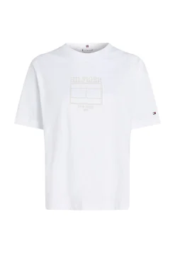 Damen T-Shirt MODRN OUTLINE FLAG C-NK TEE