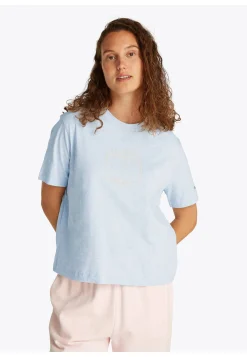 Damen T-Shirt MODRN OUTLINE FLAG C-NK TEE