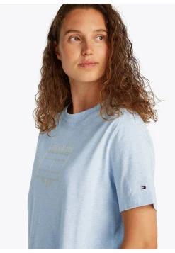 Damen T-Shirt MODRN OUTLINE FLAG C-NK TEE