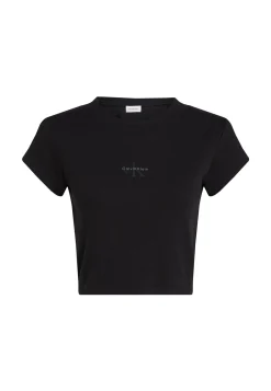 Damen T-Shirt MONOGRAM BABY TEE Cropped Fit