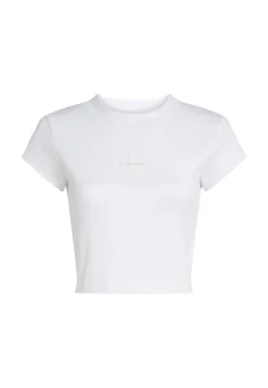 Damen T-Shirt MONOGRAM BABY TEE Cropped Fit