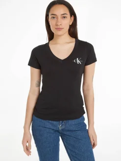 Damen T-Shirt MONOLOGO V-NECK TEE 2er-Pack