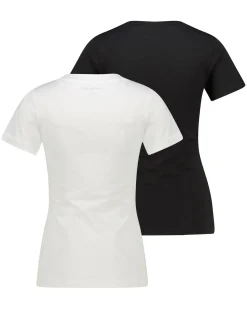 Damen T-Shirt MONOLOGO V-NECK TEE 2er-Pack