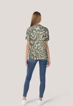 Damen Tunika-Bluse mit Viskose