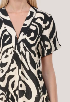 Damen Tunika-Bluse mit Viskose