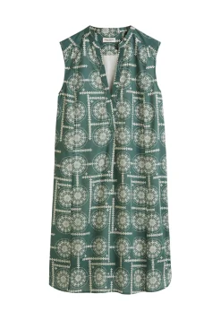 Damen Tunikakleid aus Bio-Baumwoll-Voile Loose Fit