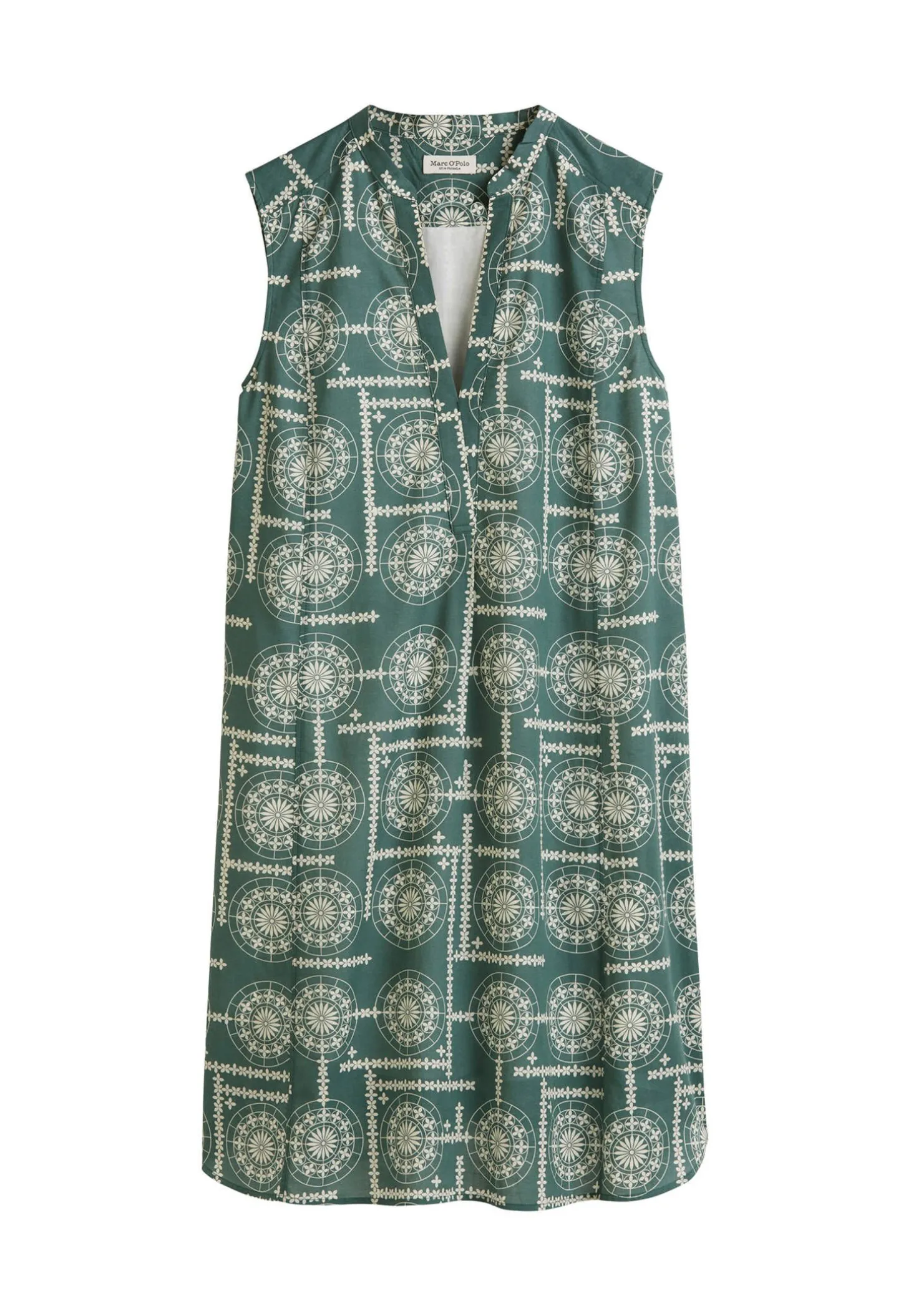 Damen Tunikakleid aus Bio-Baumwoll-Voile Loose Fit