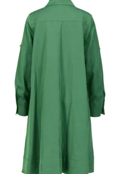 Damen Tunikakleid mit Leinen