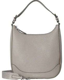 Damen Umhängetasche aus genarbtem Leder HOBO BAG M