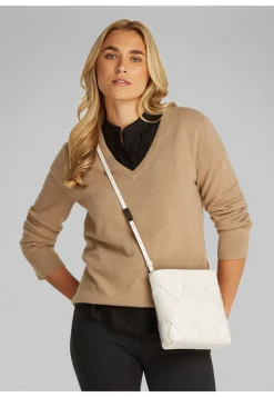 Damen Umhängetasche gewebt SQUARE CROSSBODY