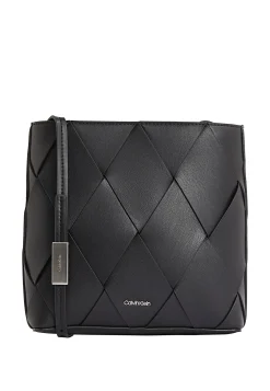 Damen Umhängetasche gewebt SQUARE CROSSBODY