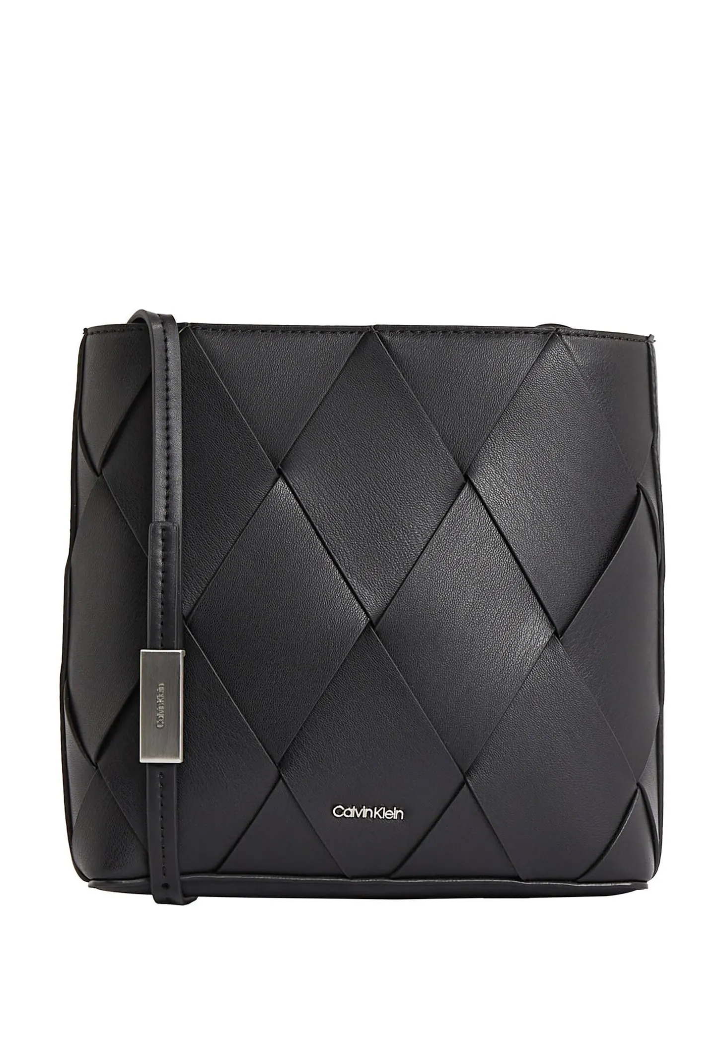 Damen Umhängetasche gewebt SQUARE CROSSBODY