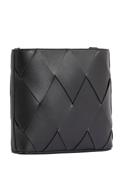 Damen Umhängetasche gewebt SQUARE CROSSBODY