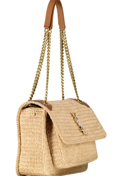 Damen Umhängetasche NIKI M RAFFIA