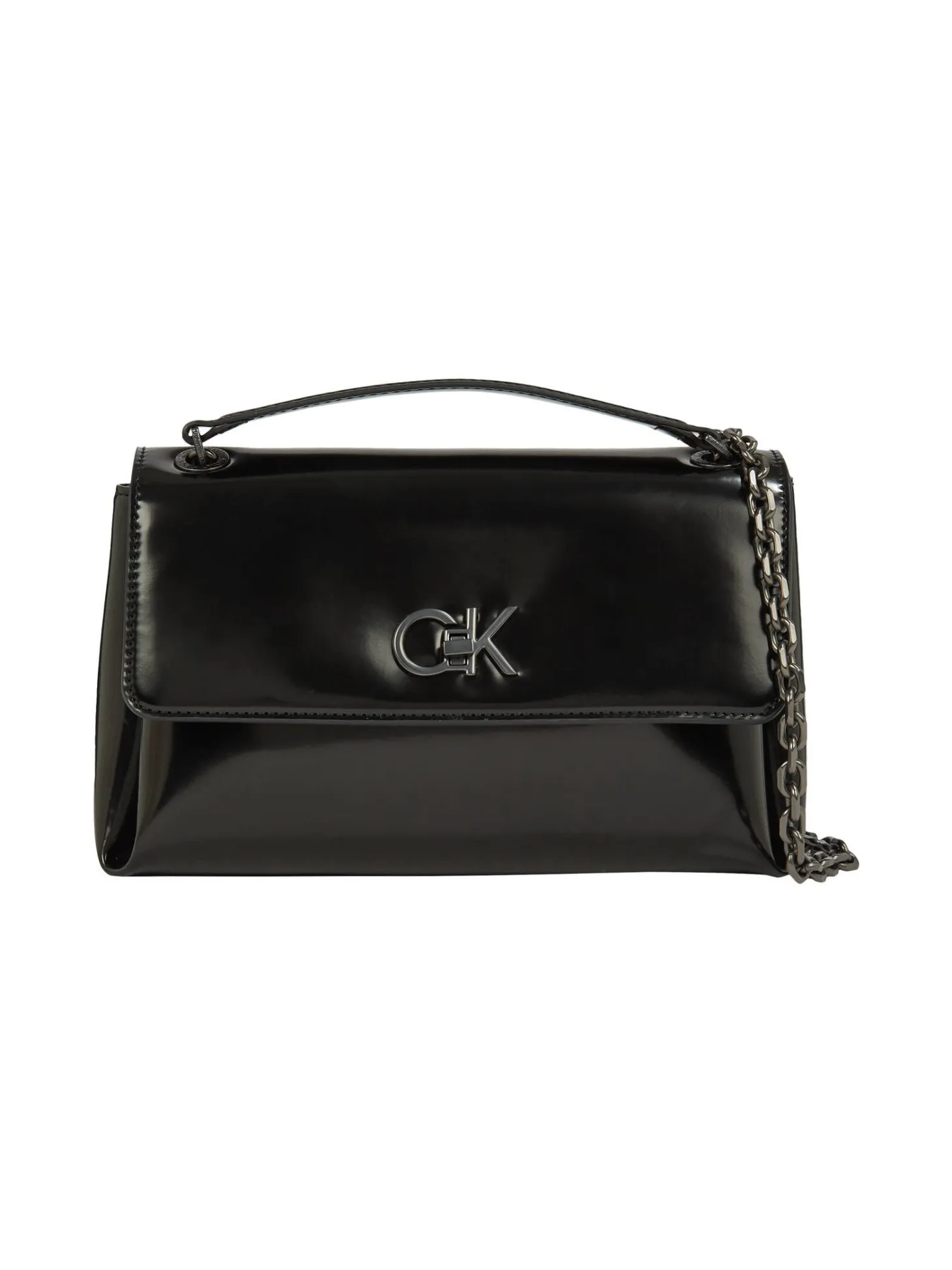 Damen Umhängetasche RE-LOCK SHINY mit Kettenriemen