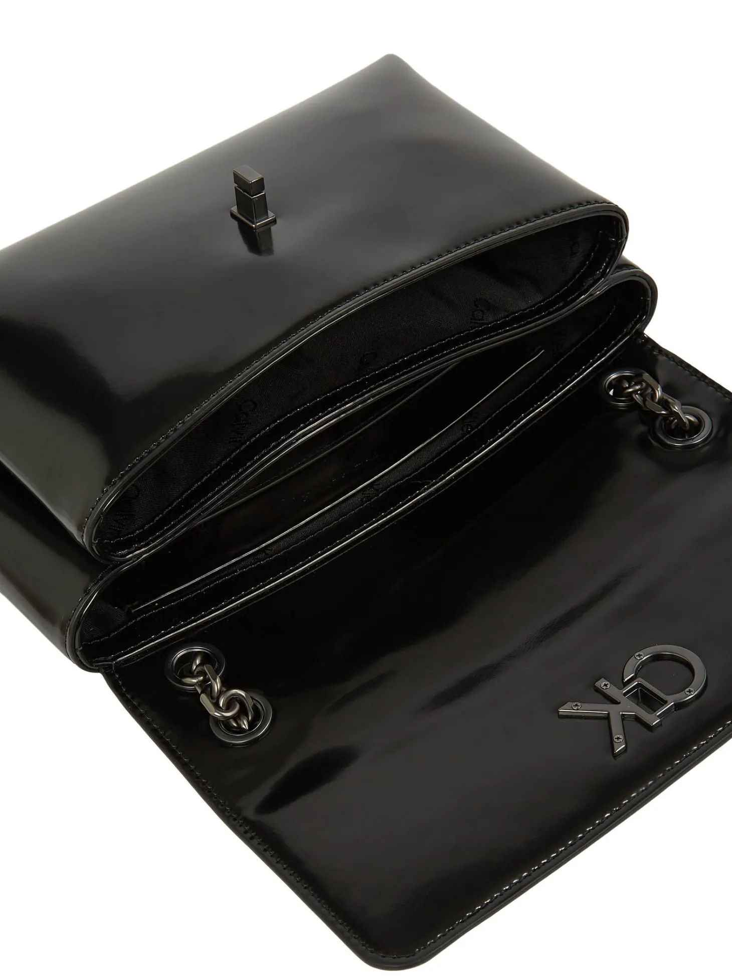 Damen Umhängetasche RE-LOCK SHINY mit Kettenriemen