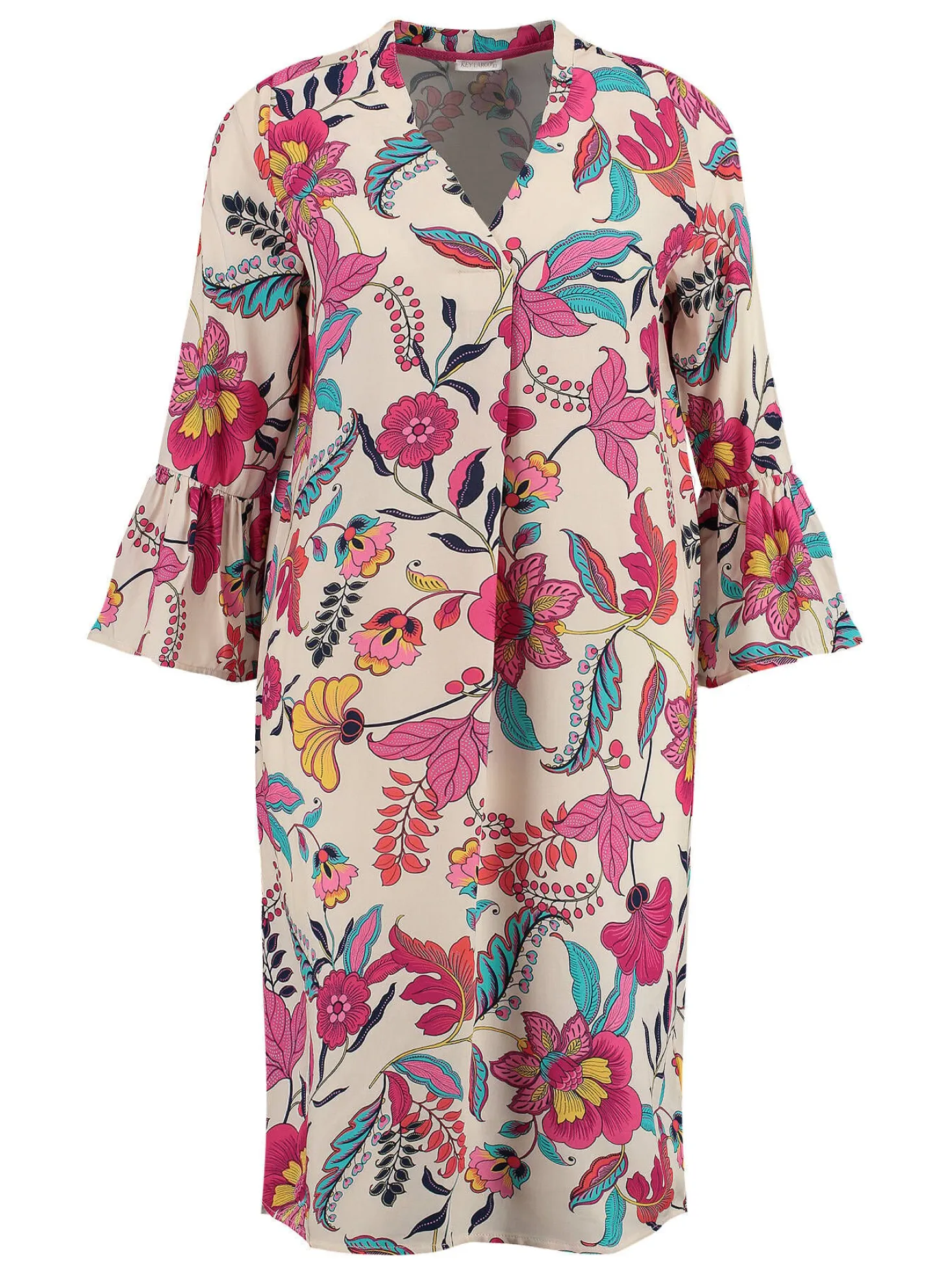 Damen Viskosekleid WD FLOWER