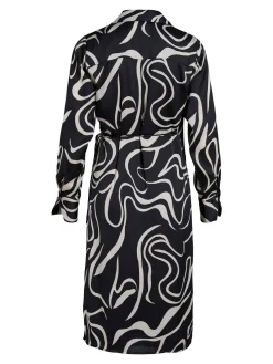 Damen Wickelkleid VIJULIE IDA L/S MID CALF