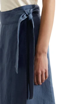 Damen Wickelrock aus Leinen