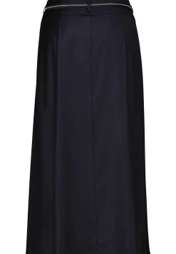 Damen Wickelrock aus Wolle-Viskose-Mix