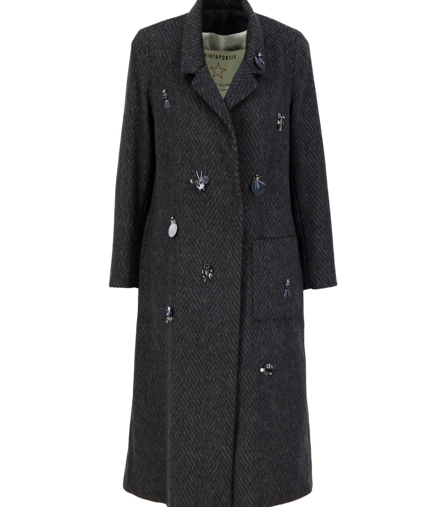 Damen Wintermantel mit Wolle