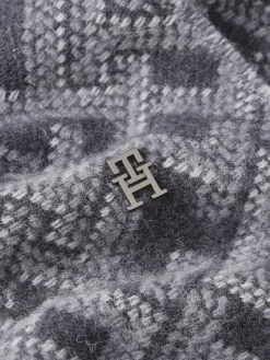 Damen Wollschal TH MONOGRAMM WOOL SCARF