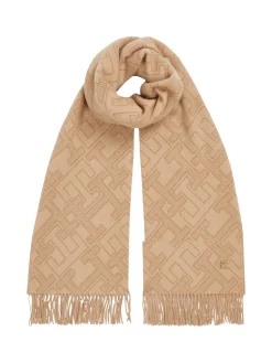 Damen Wollschal TH MONOGRAMM WOOL SCARF